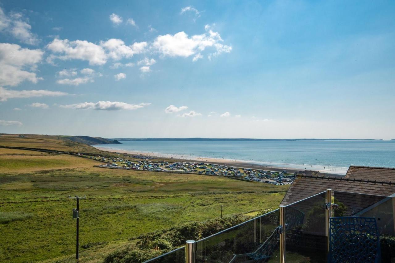 Unforgettable Sea Views, Hot Tub, Modern Property Newgale Exteriér fotografie
